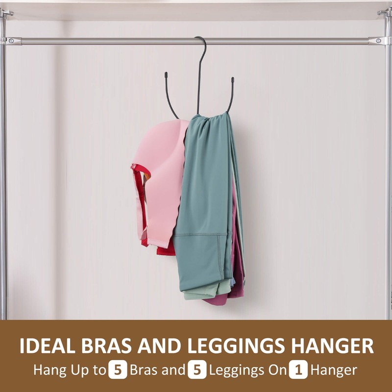 ZEDODIER Legging Hangers for Closet Organizer, Space Saving Sport Bra