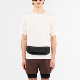 Salomon LC2710400NS PULSE SLING BELT Waist Belt, Back Running Pouch, Free Size, Black