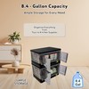 dbest products Quik Box - 8.5 Gallon Stackable Storage Bins