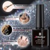 SHINETOUE Esmalte Uñas Gel Diamante Reflectante Brillante Purpurina