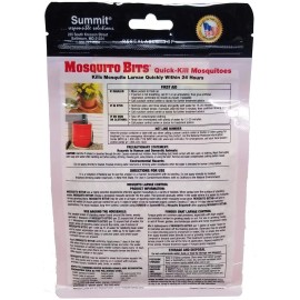 Summit 116-12 Quick Kill Mosquito Bits 8-Ounce Covers 2,000 sq. Feet
