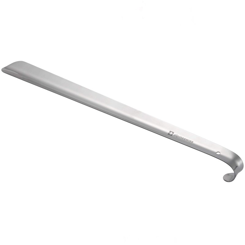 Alpine Swiss Heavy Duty Stainless Steel Shoe Horn Long Handle