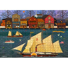 Buffalo Games - Charles Wysocki - The Sunflower - 500 Piece Jigsaw Puzzle for Adults - Challenging Puzzle Perfect for Game Nights - Finished Size is 21.25 x 15.00