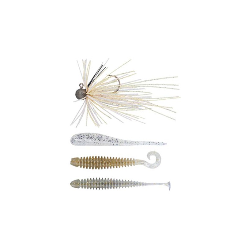 Small Rubber Jig SS Straight Pack, 0.1 oz (2.5 g)