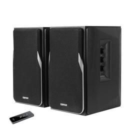 Edifier R1380T Powered Bookshelf Speakers, 2.0 Stereo Active Near Field Monitors, Studio Monitor Speaker, 42 Watts RMS (Black)