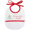 Filet - Christmas Bib for Babies with Embroidery "il mio