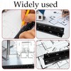 Imperial Architectural Scale Ruler,Standard 12 Inch Triangular Scale Ruler,Architectural Scale