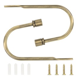 TAIYOU Pack of 2 Curtain Tiebacks Metal Curtain Tiebacks Hooks Decorative Wall Mounted Tie Hooks for Bedroom Living Room Bathrooms Kitchens Offices Dining Room Cafes Bronze Round Head