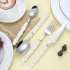 Luxury Pearl Cutlery Set, 304 Stainless Steel Utensils, Fine Polished,