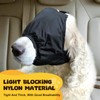 Swirge Calming Cap Eye Mask for Dogs - Anxiety Cover,