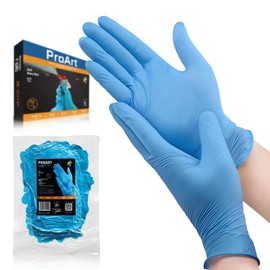 [THE BEST IN PERSONAL SECURITY PRO ART EST 1979] Nitrile Gloves, Black, White, Blue, Pink, Disposable Gloves, S, M, L, XL, Food Sanitation Act Compliant, Nitrile Gloves, Powder Free, For Both Left and