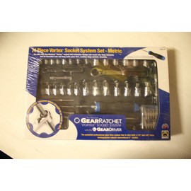 GearRatchet Gear Ratchet 74pc Vortex socket system set Metric GR80174
