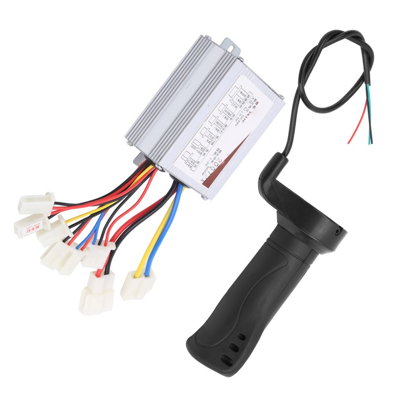 48V 500W Brush Controller Short Cable Thumb Throttle Grip Electric