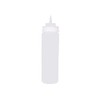Chef Inox Wide Mouth Squeeze Bottle, 720 ml Capacity, Clear