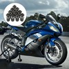 Windscreen Screws, Pack of 10 Motorcycle Windshield Mounting Screws, M5