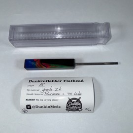 710 Labs x Dunkin Dabber 5” Engraved Limited Rare Merch Release Black Tool