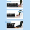 Auto Fan False Eyelashes Women Professional Salon Black Volume False