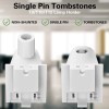 Hortsun 24 Pairs Single Pin Fa8 Tombstone T8 T10 T12