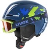 uvex Unisex Children's Viti Set Ski Helmet & Goggles Blue