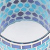Mosaic Votive Candle Holder Handcrafted Glass Tea Light Holder for