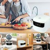 2L Mini Protable Rice Cooker,5 Cups Cooked/3 Cups Uncooked, 400W