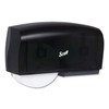 Scott Essential Coreless JRT Twin Toilet Paper Dispenser (09608), High