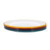 Argon Tableware White Enamel Side Plates - Metal Outdoor Camping