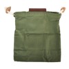 Leather Canvas Foraging Pouch Belt Fruit Picking Bag for Camping