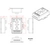 Módulo de relé de avance y marcha atrás DC12V 10Amp