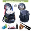 VIGEGARI Baseball Bucket Bag with Base Ball Clipboard for Coaches