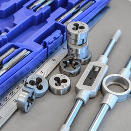 Faithfull FAITAPDSET21 Metric Tap and Die Set in Carbon Steel (21 Pieces)