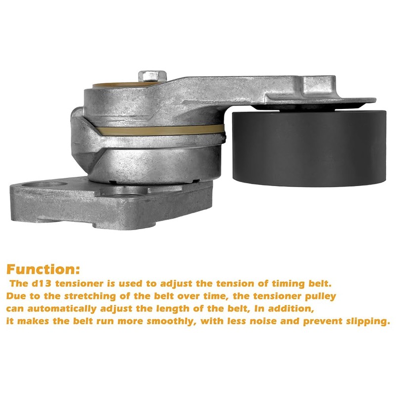 CYPLIDD 23669027 A/C Belt Tensioner Compatible with Volvo D13 engine