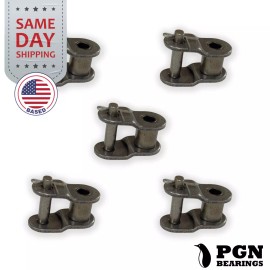PGN Bearings (5 Pack) PGN #420 Roller Chain Offset Links - 1/2" Pitch - Half Link