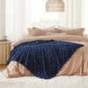 Bedsure Navy Blue Throw Blanket for Couch - Super Soft