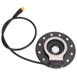 POENVFPO Power Pedal Speed Assist Sensor, High Sensitivity 12 Magnets Right Dual Hall Sensor Cycling Accessory Parts Set for Electric cycle Mountain cycle (Small Hole 2.8 X 3.7 X 5.7in)