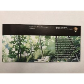 Russell Cave National Monument Park Unigrid Brochure Map NEWEST VERSION Alabama