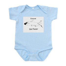 CafePress Future Gas Passer Infant Bodysuit Cute Infant Bodysuit Baby Romper Sky Blue