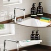 YRYUNRUI Sink Caddy, Kitchen Rust-Free Sink Organiser, Padded Soap Holder