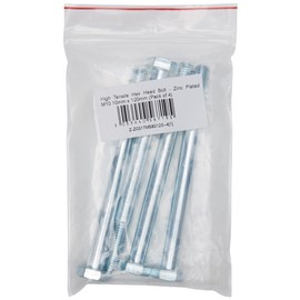 AHCHigh Tensile Hex Head Bolt - Zinc Plated M10 10mm x 120mm (Pack of 4)
