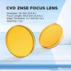 OMTech 20 mm Meniscus Focus Lens, CVD ZnSe CO2 Laser