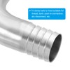 PATIKIL 90 Degree Elbow Hose Barb Fitting, 1 Inch, Stainless