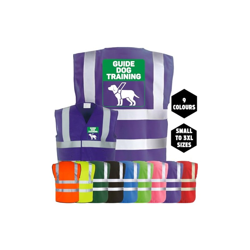 Corporate Togs GUIDE DOG TRAINING Canine Waistcoat - High Visibility