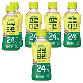 Solve&Go Protamine savory flavor 24g protein, 250ml, 6 pieces / 솔브앤고 프로타민 고소한맛 24g 단백질, 250ml, 6개