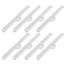 X AUTOHAUX 8pcs 4 3/4" Valve Cover Spreader Bar Aluminum Alloy Valve Hold Down Tab for Chevy 283 305 327 350 383 400 Engines