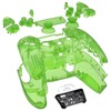 eXtremeRate Full Set Shell with Buttons Touchpad Cover, Clear Green