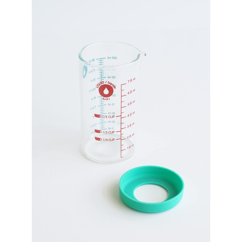 MESSBECHER MIT SILIKONBODEN 200 m