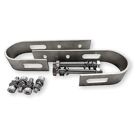 Set of 2 Stainless Steel Balcony Hooks for Attaching Balcony Power Plants Solar Modules Photovoltaic