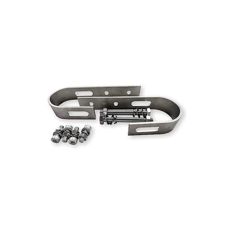 Set of 2 Stainless Steel Balcony Hooks for Attaching Balcony