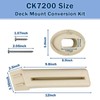 CK7200 Deck Mount Conversion Kit Compatible with #7200 Roll Guard