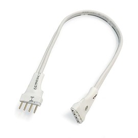 Nora Lighting NATL-202W 2 in. 12 & 24V Interconnection Cable for Standard & Side-Lit Tape Light